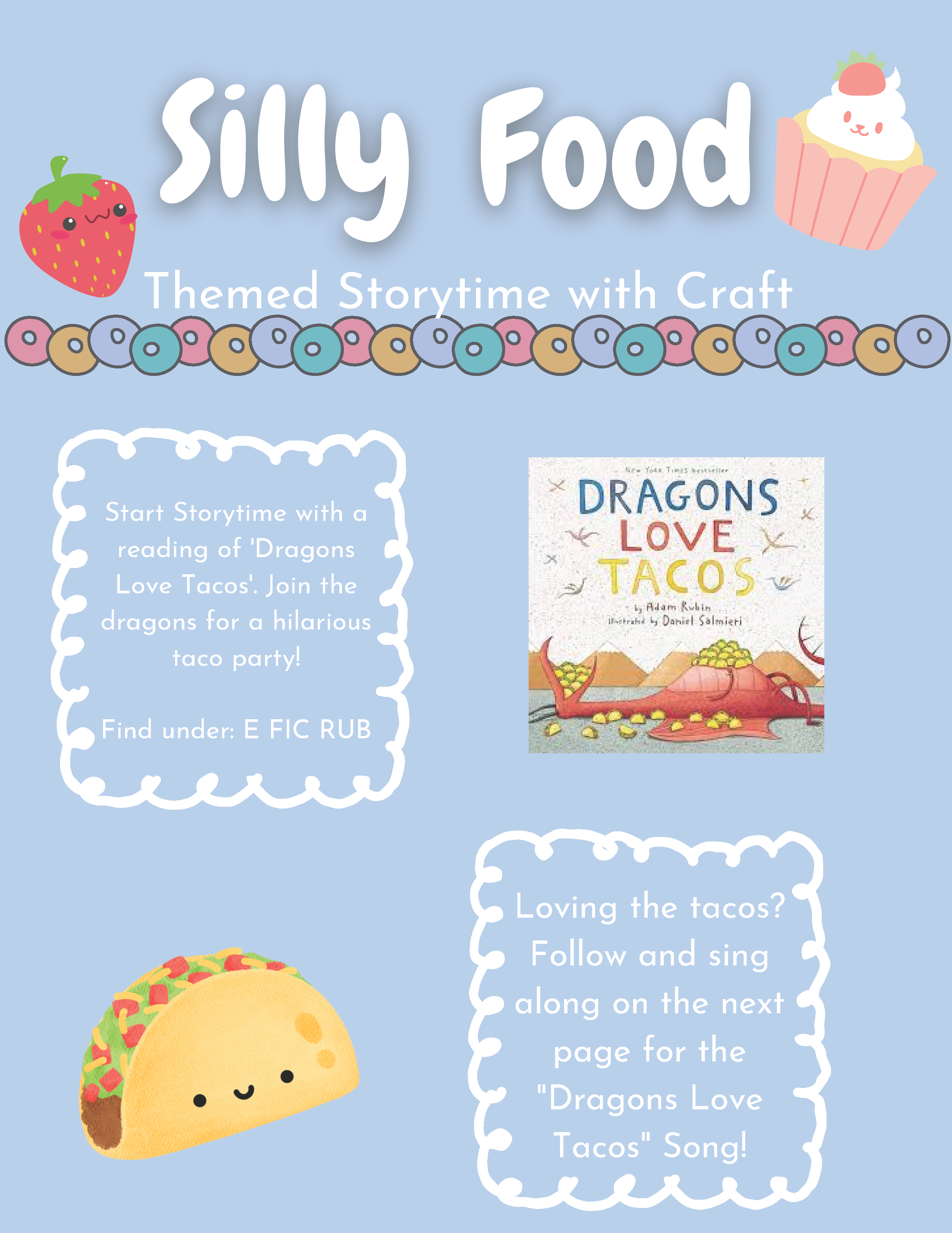 Silly Food Storytime Handout for Parents