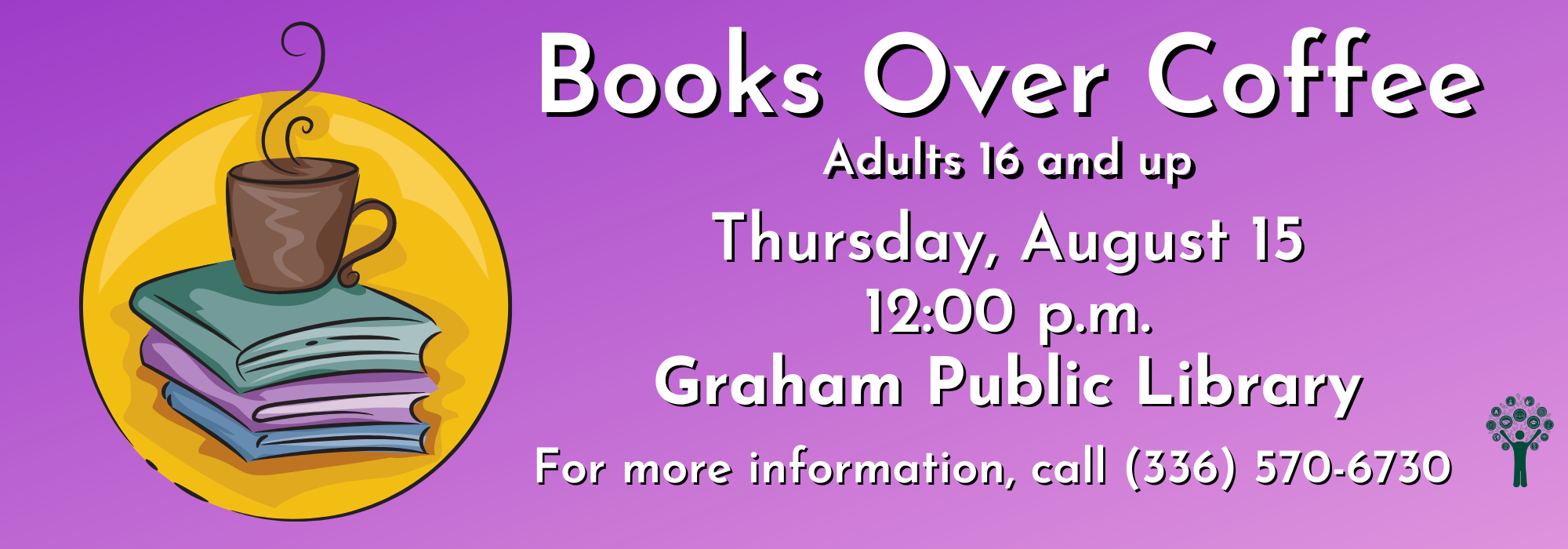 8.15 at Noon - Books Over Coffee at Graham