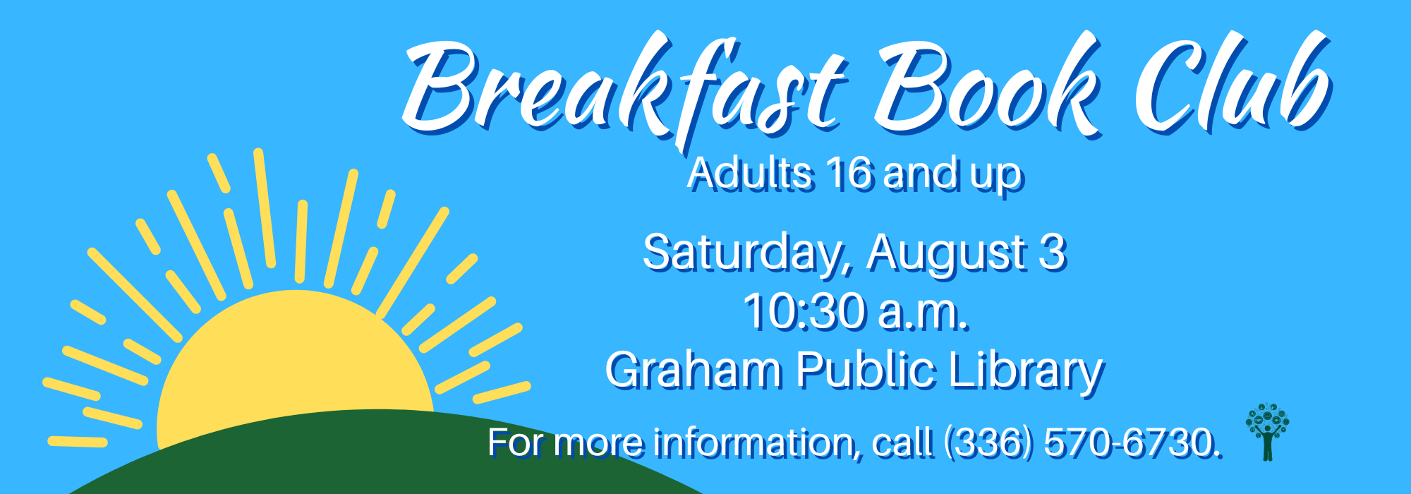 8.3 at 1030 am - Breakfast Book Club at Graham
