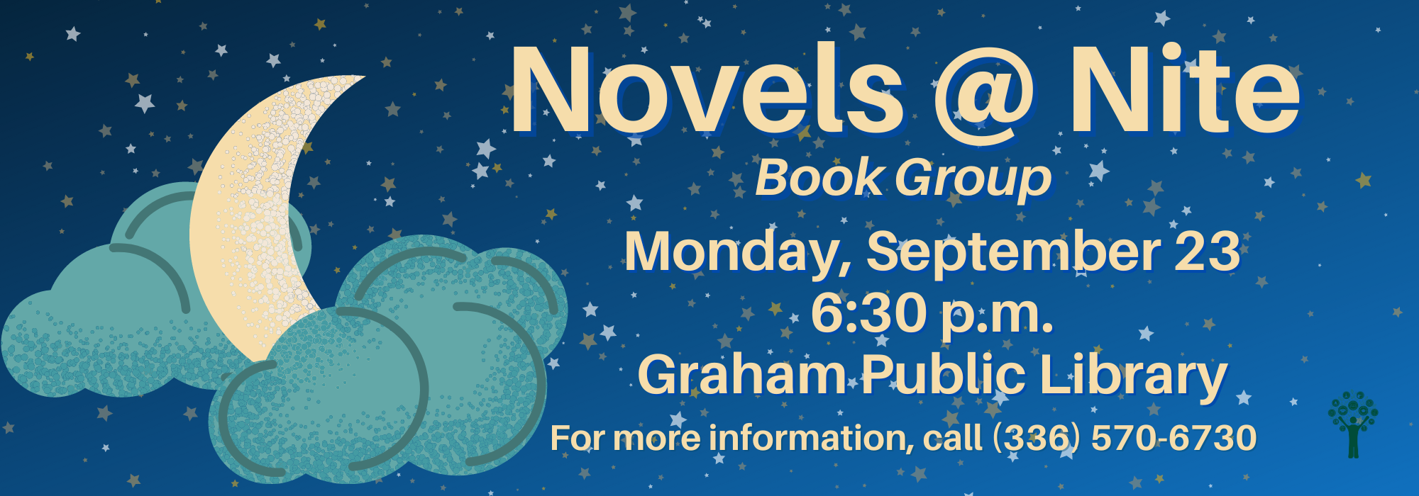 9.23 at 630 pm - Novels @ Nite at Graham