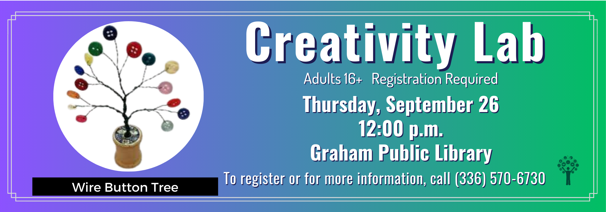 9.26 at Noon - Creativity Lab at Graham