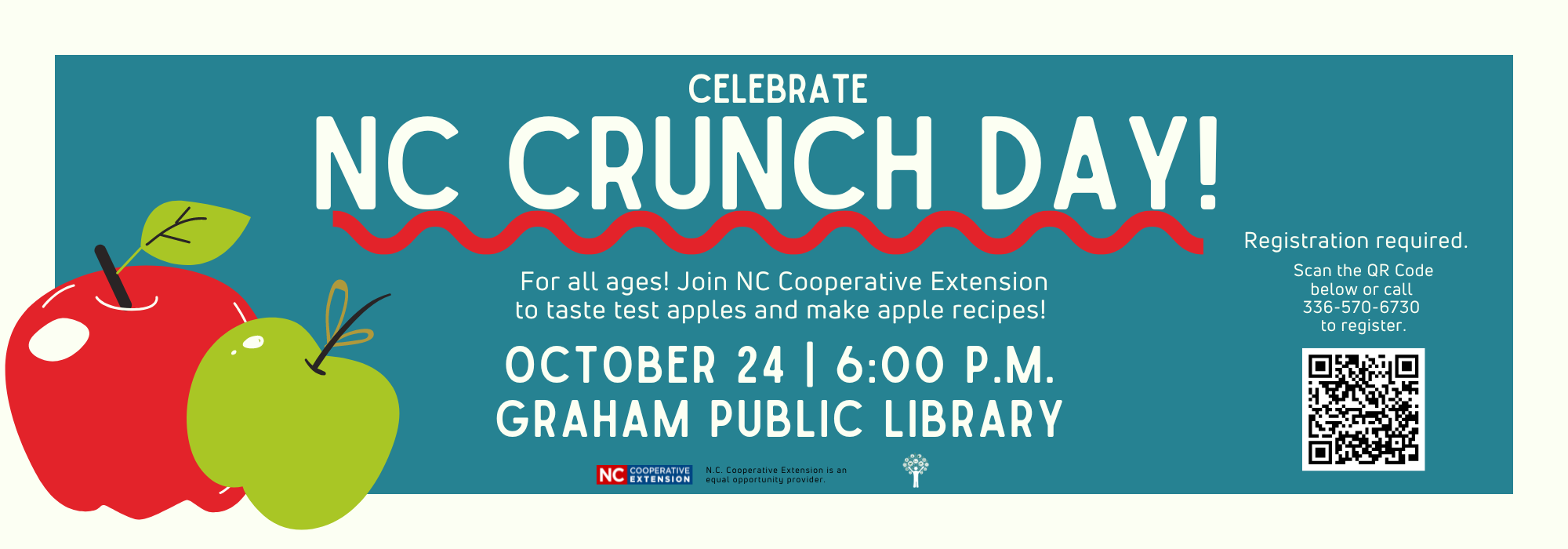 10.24 at 6 pm - NC Crunch Day at Graham