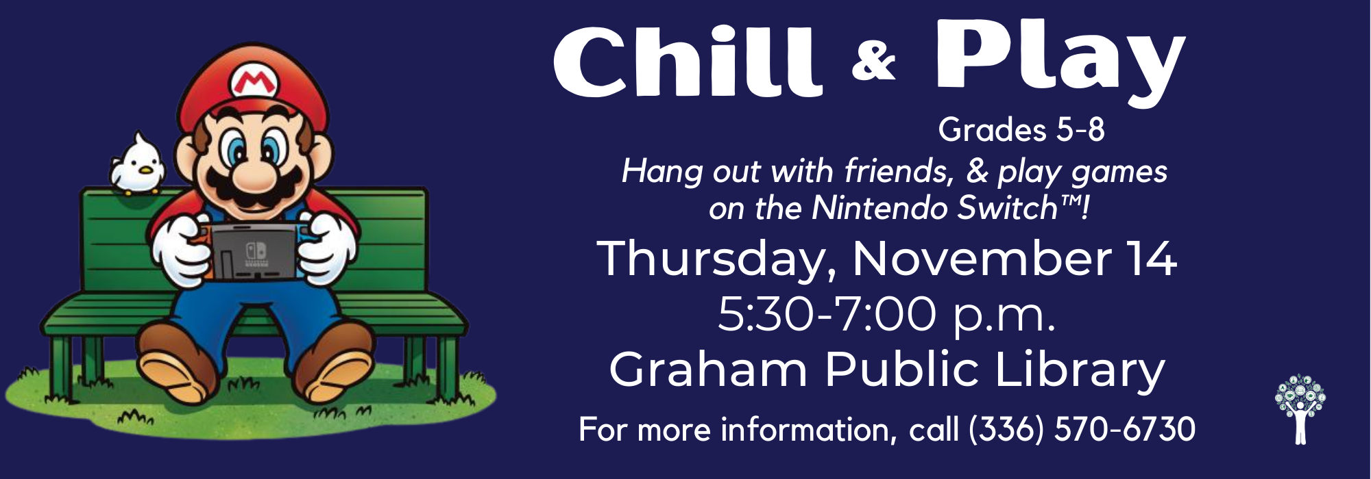 11.14 at 530 pm - Chill & Play at Graham