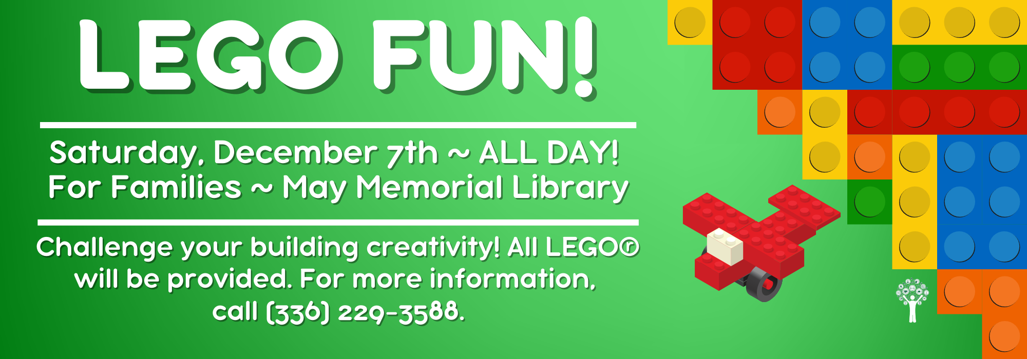 12.7 all day - Lego Fun at May Memorial